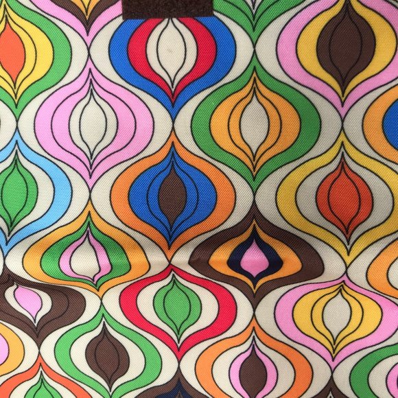 Jonathan Adler x Skip Hop Baby Changing Pad. Zippered 70s Retro Theme Print